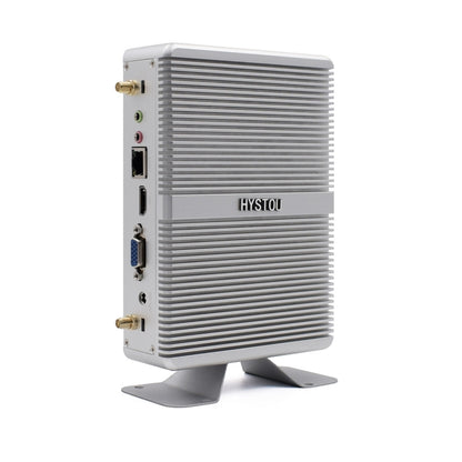 HYSTOU H2 Windows / Linux System Mini PC, Intel Core I5-7267U Dual Core Four Threads up to 3.50GHz, Support mSATA 3.0, 8GB RAM DDR3 + 256GB SSD 500GB HDD (White) - Windows Mini PCs by HYSTOU | Online Shopping UK | buy2fix