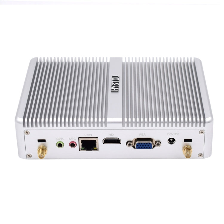 HYSTOU H2 Windows / Linux System Mini PC, Intel Core I5-7267U Dual Core Four Threads up to 3.50GHz, Support mSATA 3.0, 8GB RAM DDR3 + 256GB SSD 500GB HDD (White) - Windows Mini PCs by HYSTOU | Online Shopping UK | buy2fix