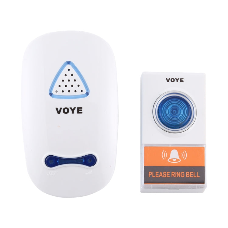 VOYE V025A Home Music Remote Control Wireless Doorbell with 38 Polyphony Sounds, US Plug (White) - Security by VOYE | Online Shopping UK | buy2fix