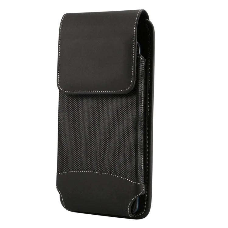 Universal Hanging Waist Oxford Cloth Case for 6.4-6.5 inch Mobile Phones, with Carabiner(Black) - Xiaomi Cases by buy2fix | Online Shopping UK | buy2fix