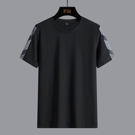 Casual Men Ice Silk Shorts (Color:Black Size:XXXL) - Short Sleeve by buy2fix | Online Shopping UK | buy2fix