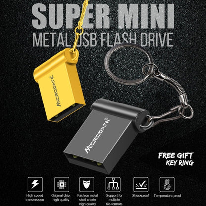 MiCRODATA 8GB USB 2.0 Computer and Car Two-use Mini U Disk (Black) - USB Flash Drives by MiCRODATA | Online Shopping UK | buy2fix