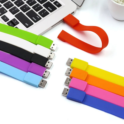 MicroDrive 32GB USB 2.0 Fashion Bracelet Wristband U Disk (Green) - USB Flash Drives by MicroDrive | Online Shopping UK | buy2fix