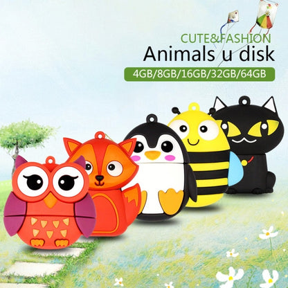 MicroDrive 8GB USB 2.0 Creative Cute Bee U Disk - USB Flash Drives by MicroDrive | Online Shopping UK | buy2fix